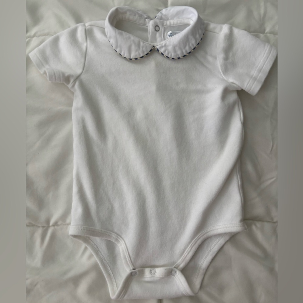 Ralph Lauren White Baby Bodysuit